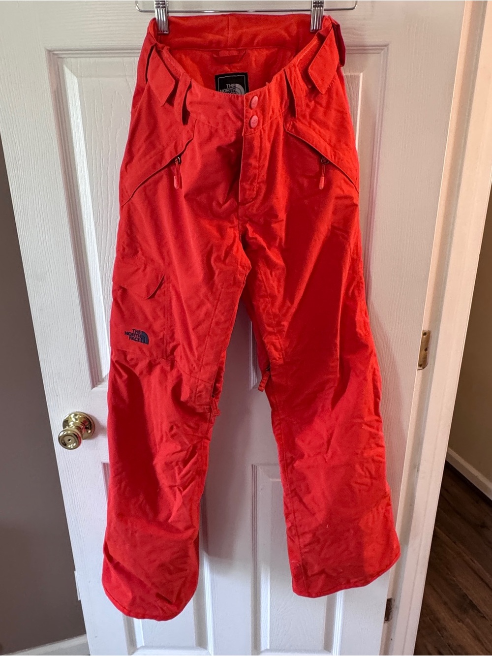The North Face Orange Insulated Jacket with Logo